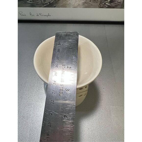 Pink &‎ White Hibiscus Ceramic Wax Warmer - NWOT - Picture 7 of 10